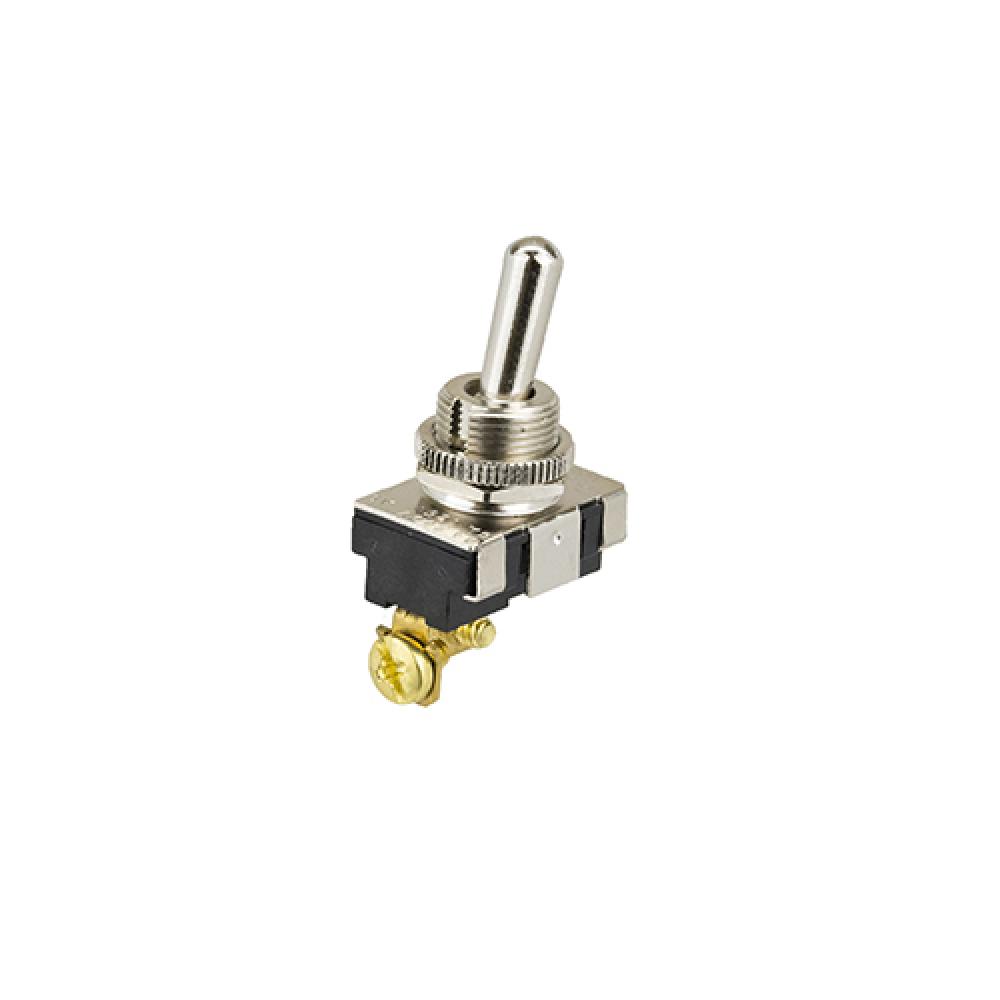 Switch Toggle On Off Spst Bat Brass 6A Screw