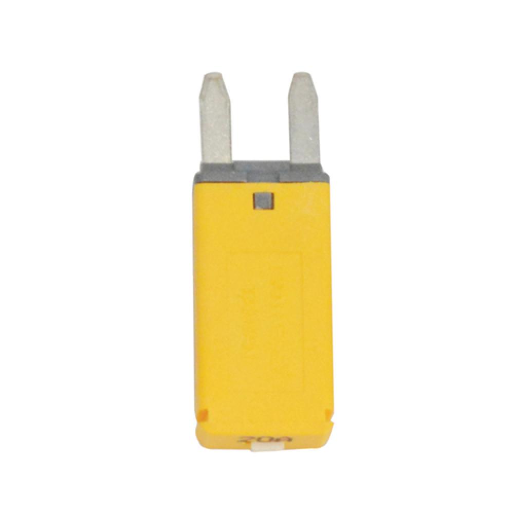 CIRCUIT BREAKER MANUAL RESET MINI BLADE 20A YELLOW