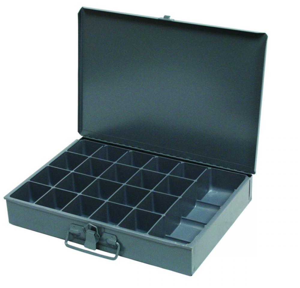 TRAY STORAGE METAL EMPT 21 COMP - 13 X 9 X 2