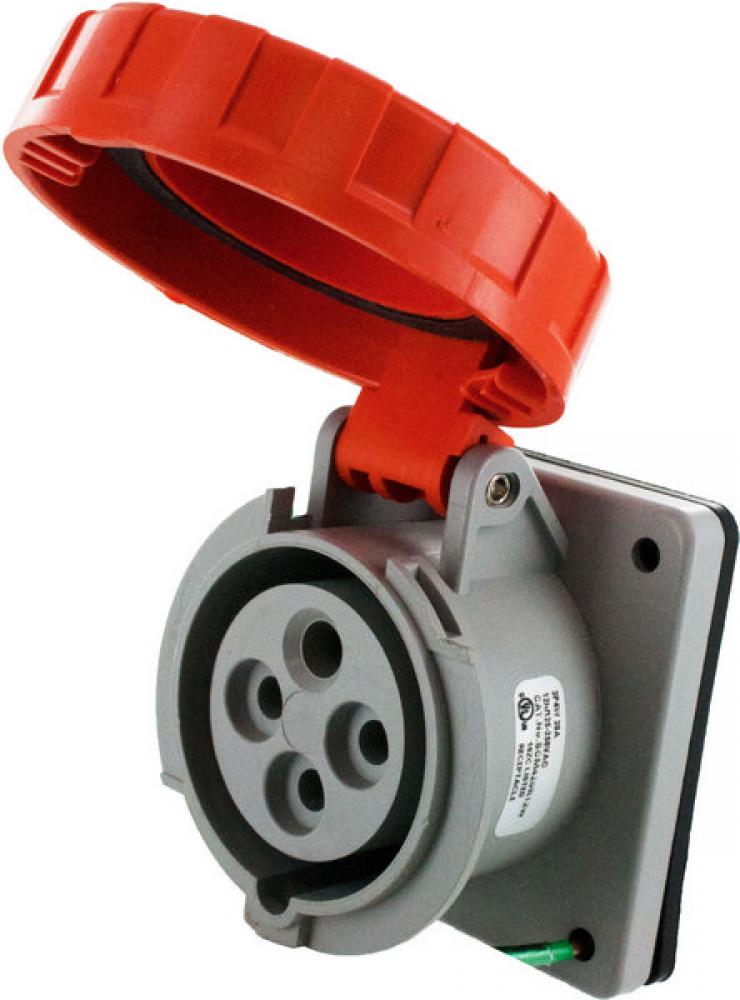 IP67 RECEPTACLE 20A  125/250VAC  3P 4W  WATERTIGHT