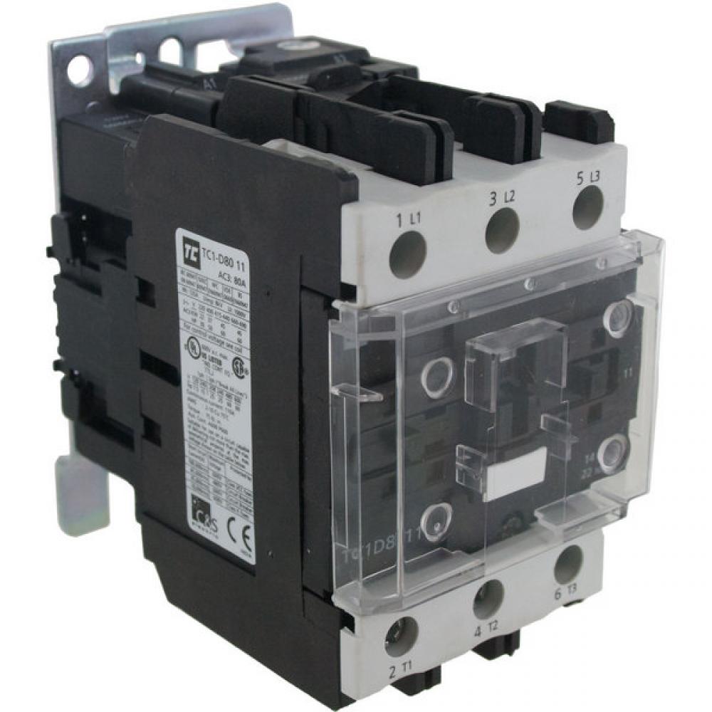 Contactor80a AC3 1N/O-1N/C 24Vac coil