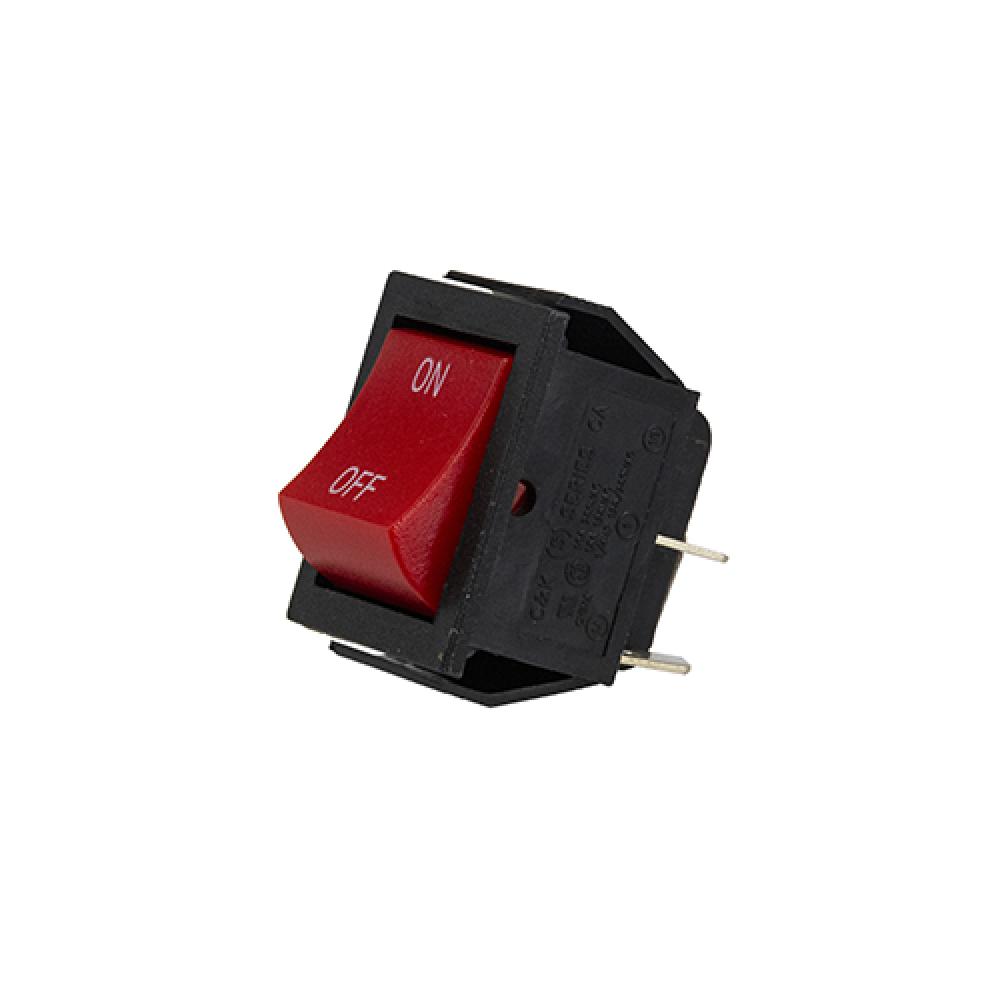 Switch Rocker On Off DPST Red 15A Quick Connect