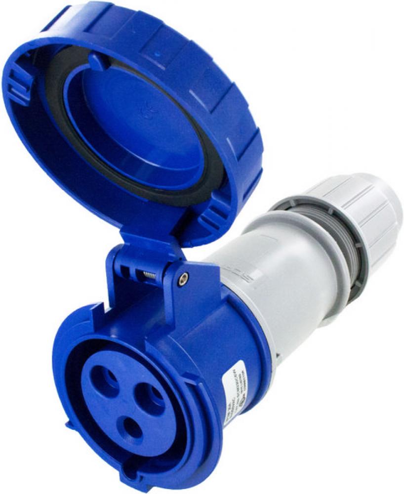 IP67 CONNECTOR 30A  250VAC  2P 3W  WATERTIGHT