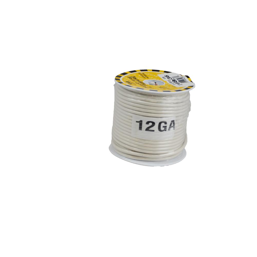 WIRE GPT 12GA WHITE 100FT