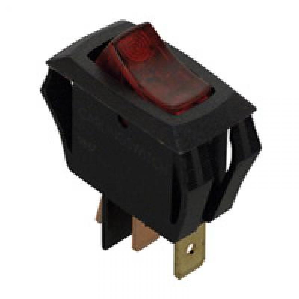 Switch Rocker On-Off Spst Amber 16A 125V Quick