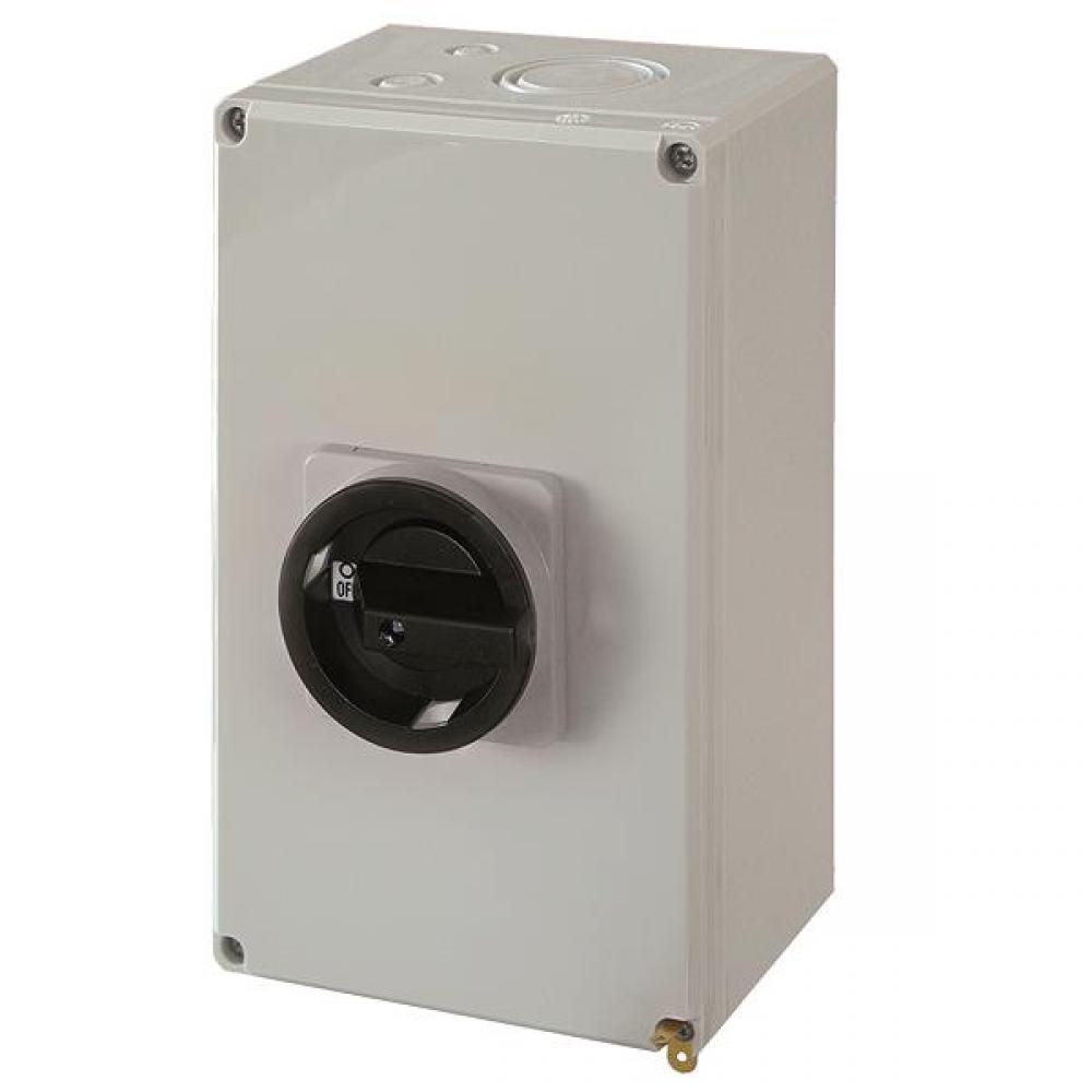 Isolator 3 Pole, 63A, Grey Enclosure