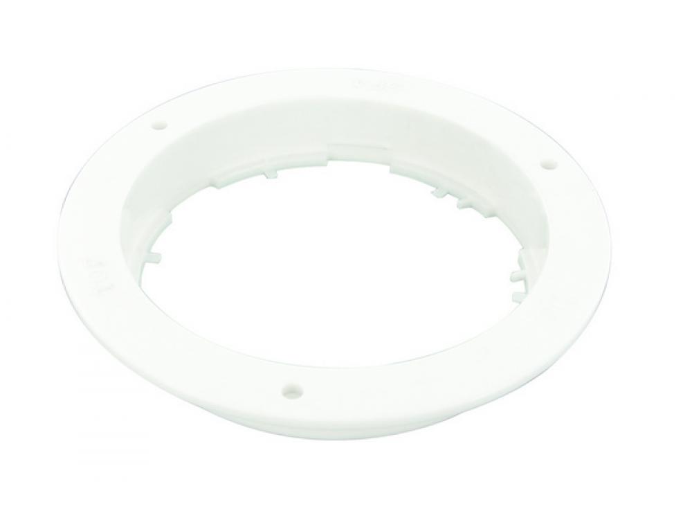 FLANGE ONLY - ROUND 4Inch WHITE