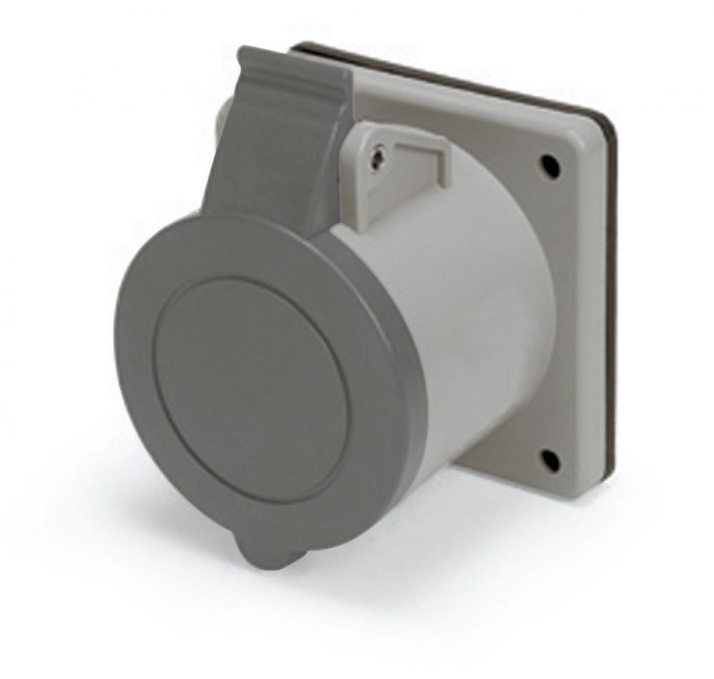 IP44 RECEPTACLE 20A  277VAC  2P 3W  SPLASHPROOF