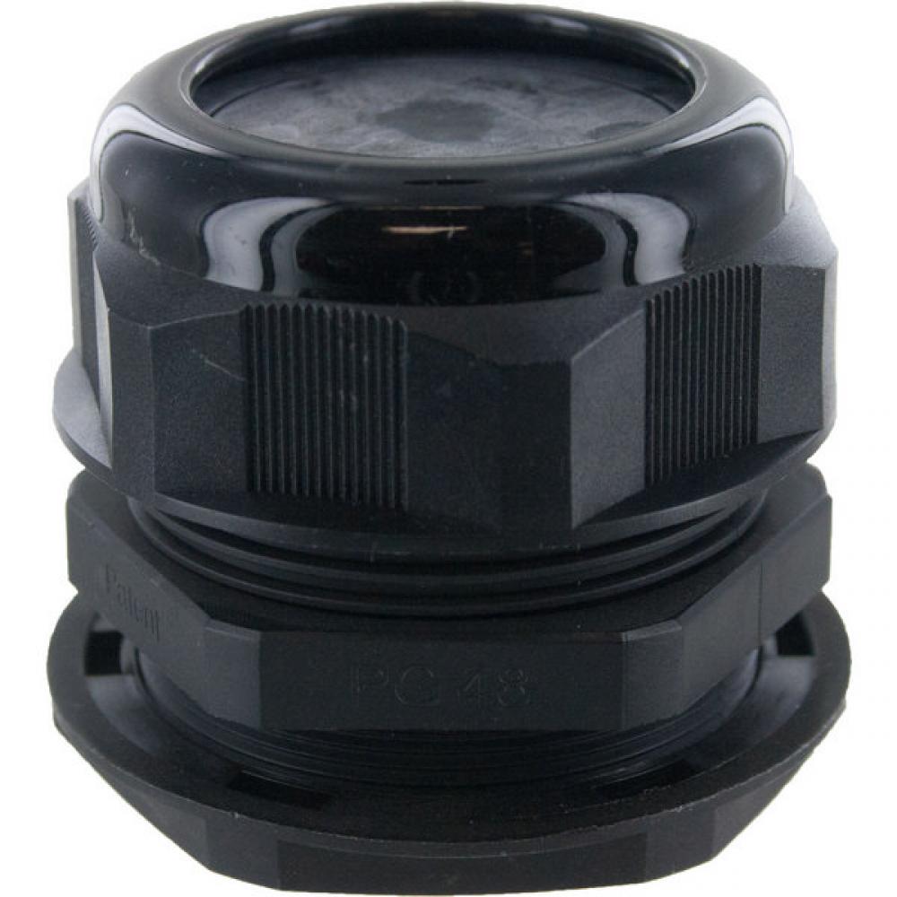 DOME COMM Pg48 BLACK c/w O-ring and locknut