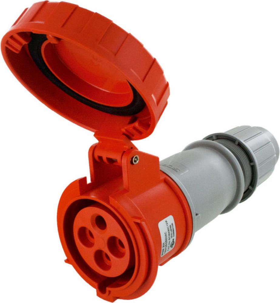 IP67 CONNECTOR 30A  125/250VAC  3P 4W  WATERTIGHT