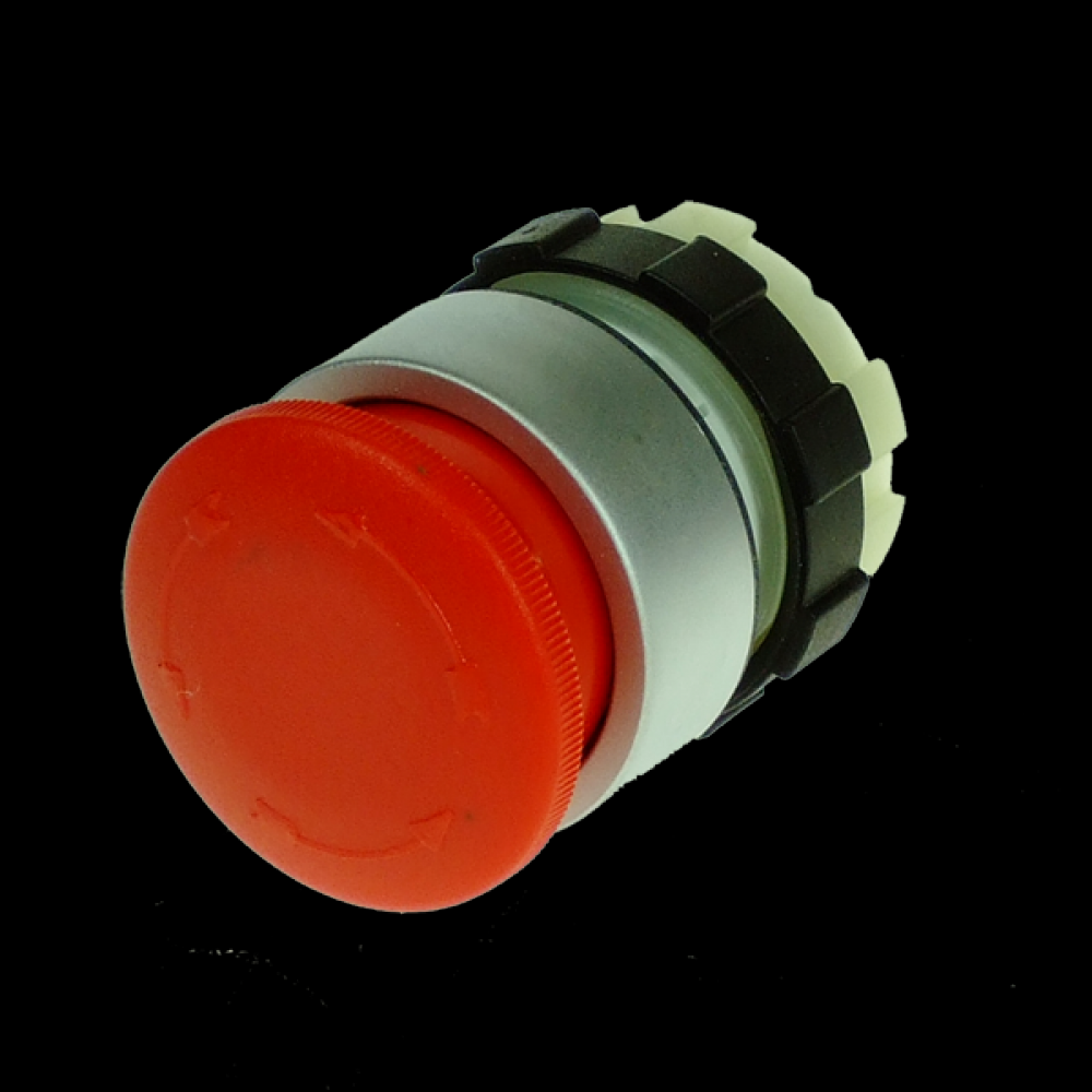 Emergency Stop Push Button, 28mm, Red