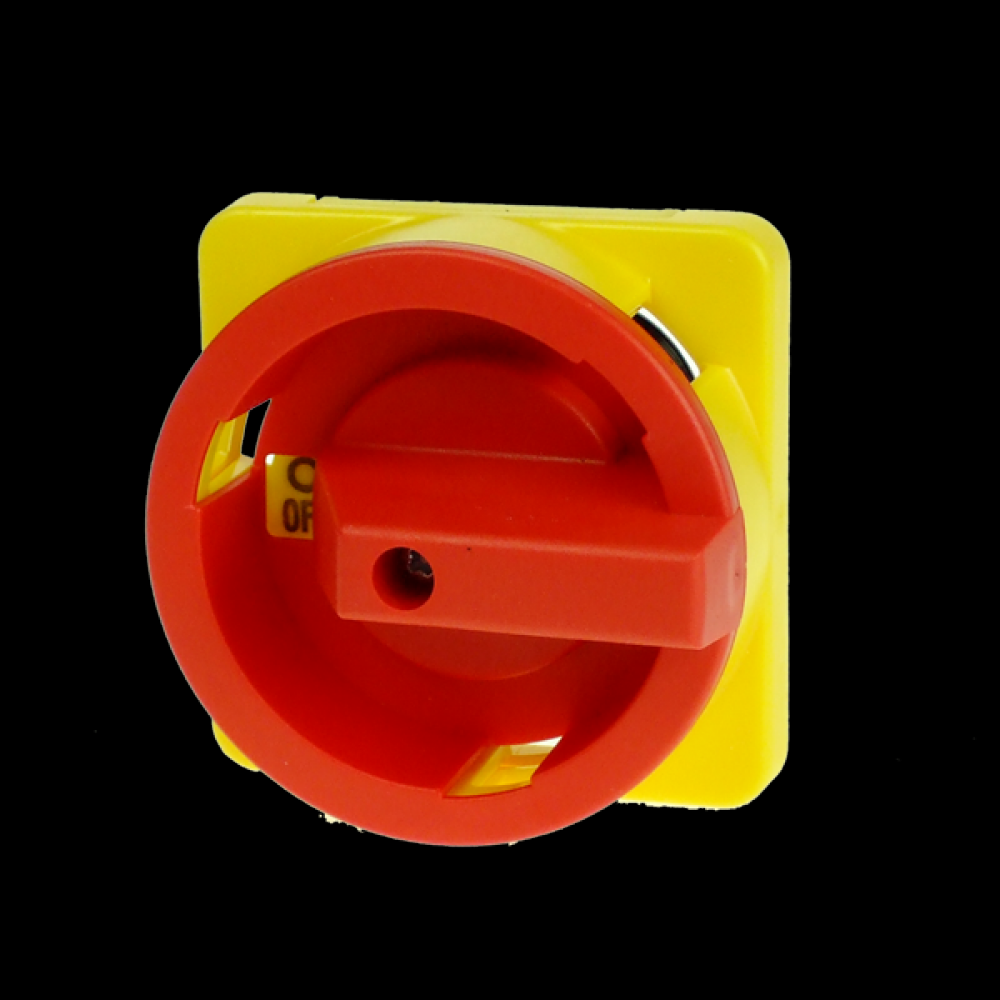 ISOLATOR HANDLE,64x64MM.RED/YELLOW