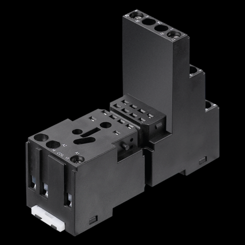 RELAY SOCKET,HY21 T35 DIN/PNL/MNT