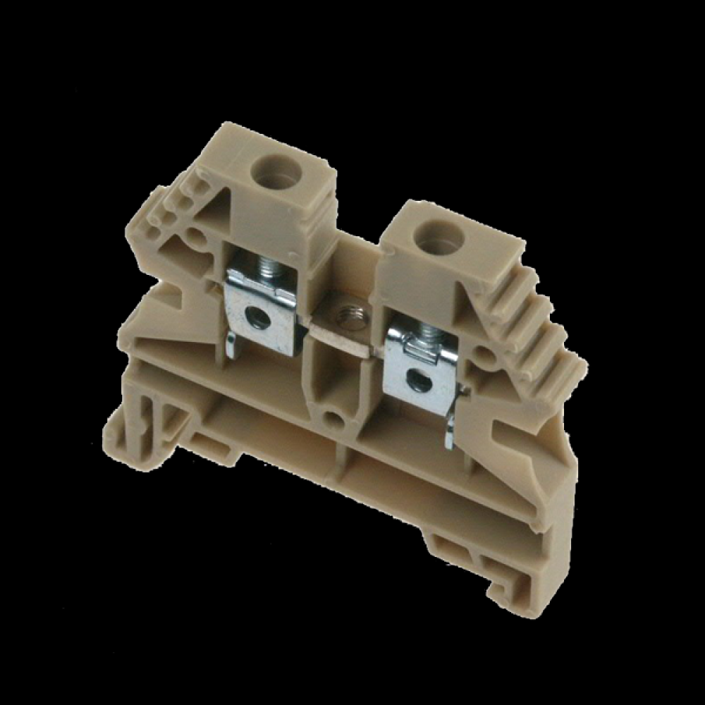 SCREW CLAMP TERM.4MM BEIGE