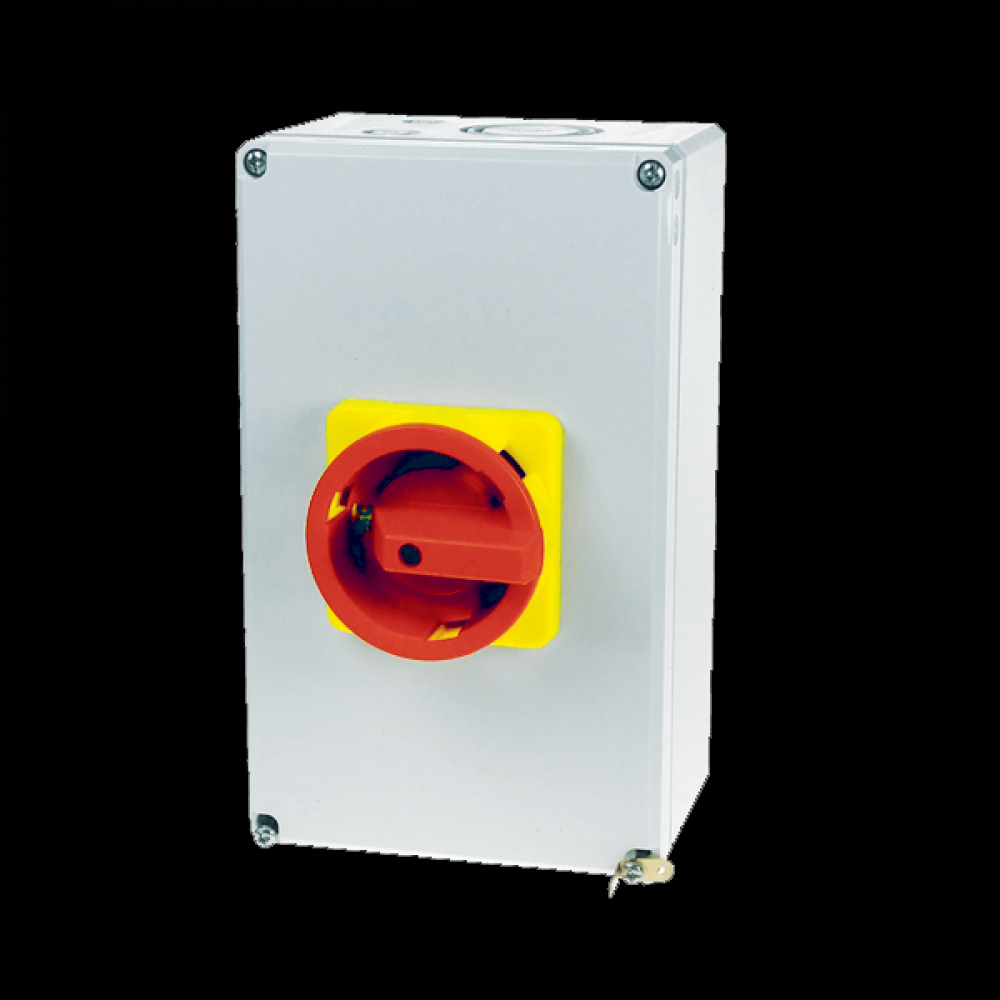 Isolator 4P, 100A, Enclosed, IP65