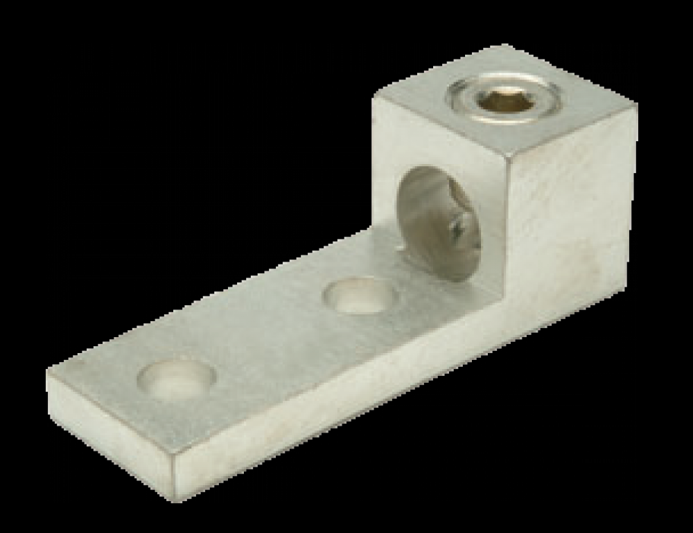 ALUM MECH LUG 2-600 1CON 2HOLE