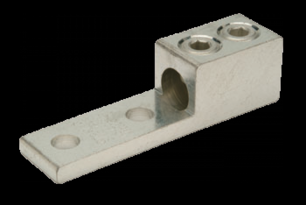 ALUM MECH LUG 300-800 1CON 2HOLE