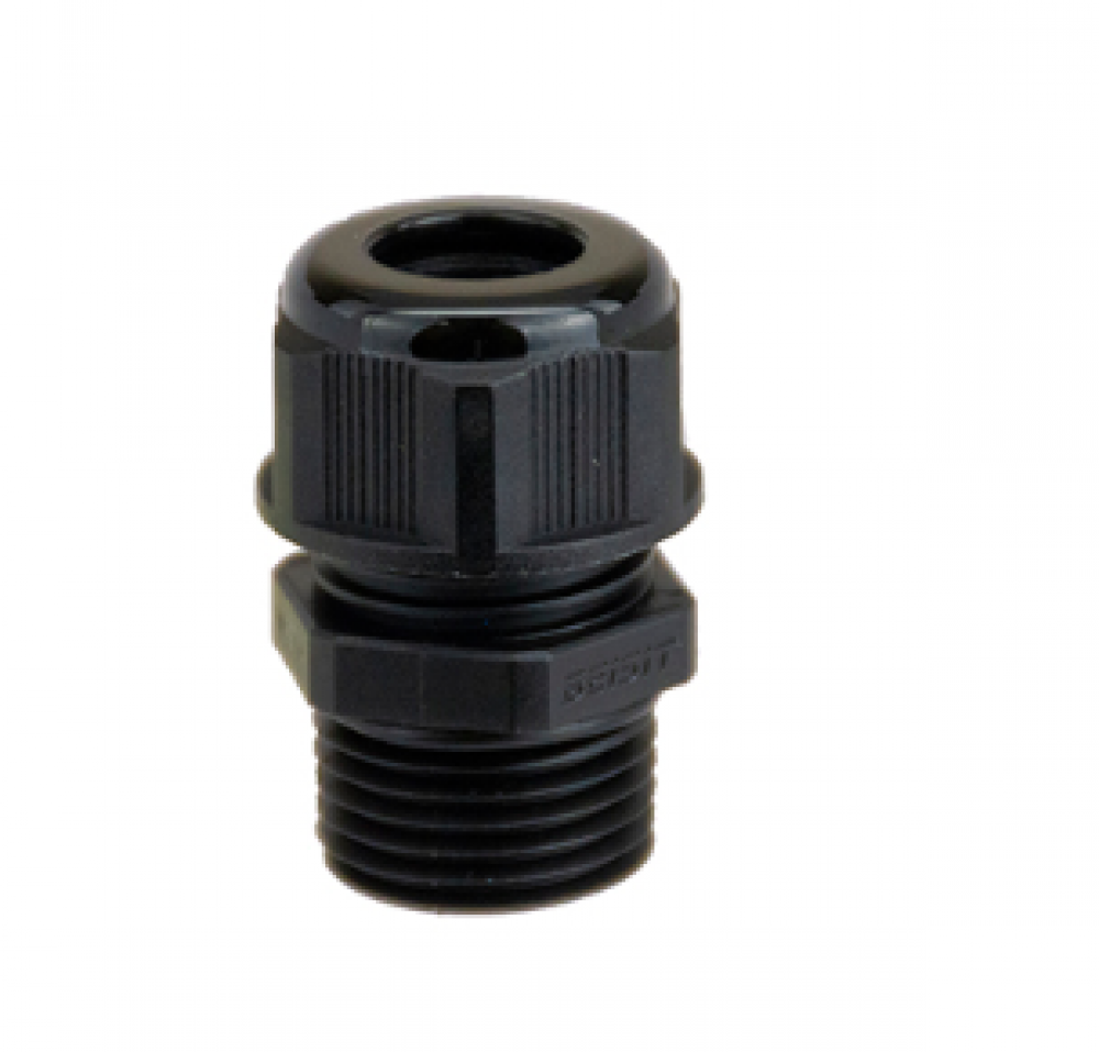 DOME CONN 1/2Inch NPT .23-.47Inch BLACK