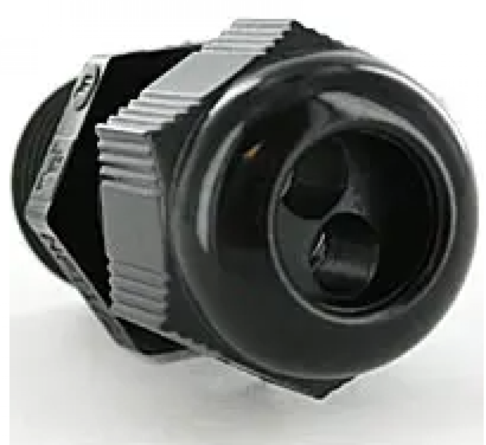 DOME CONN 1/2INCH NPT PG13.5 PA, BLK MUL