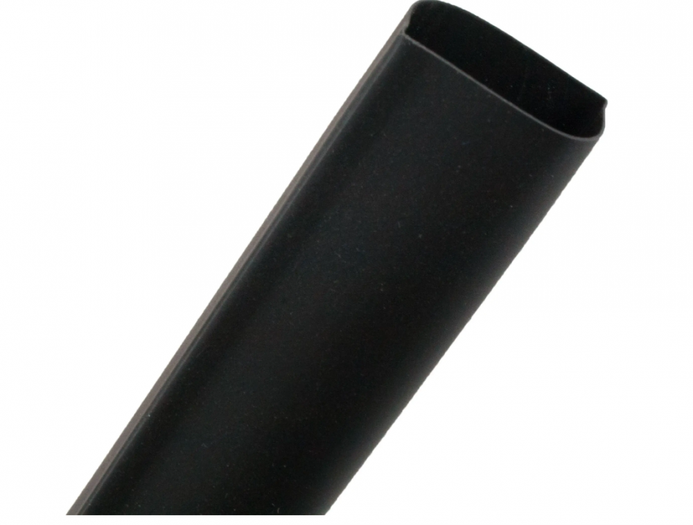 HEAT SHRINK THIN-WALL BLACK 3/4InchID X 4FT