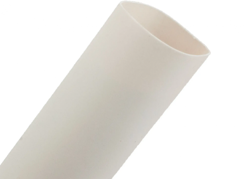 HEAT SHRINK THIN-WALL WHITE 3/8InchID X 4FT