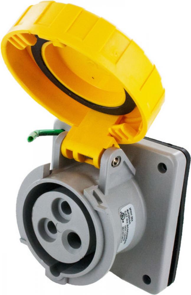 IP67 RECEPTACLE 20A  125VAC  2P 3W  WATERTIGHT