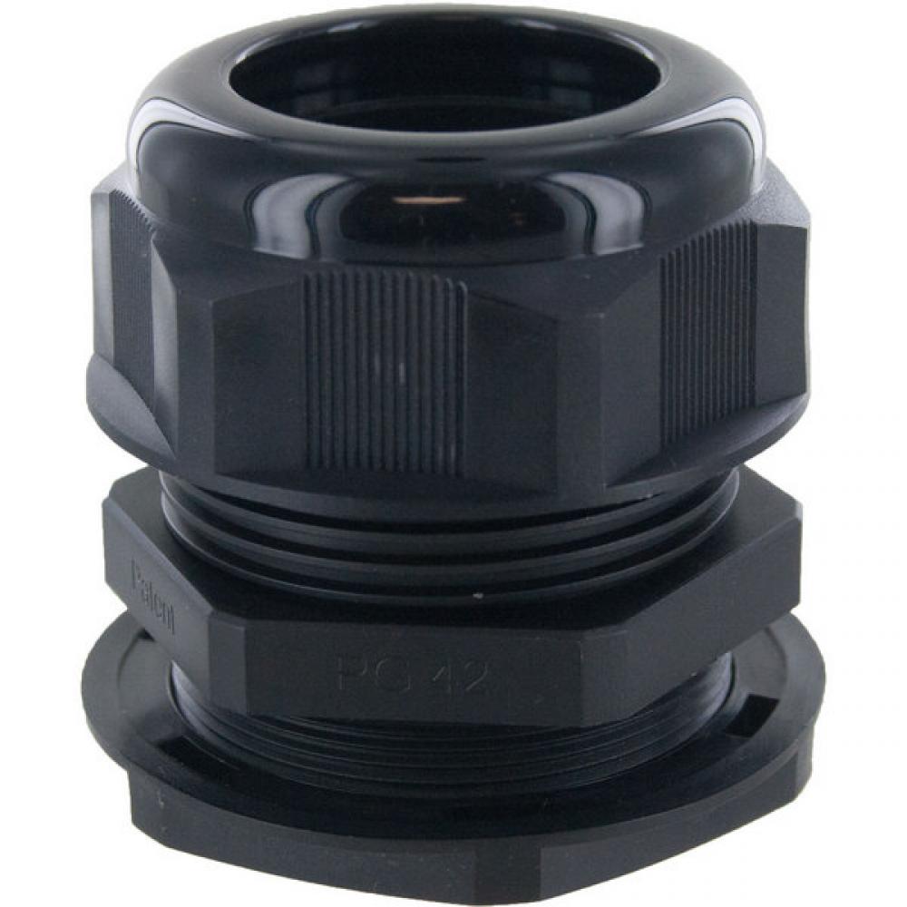 DOME CONN Pg42 BLACK 1.26in-1.5in c/w O-ring and locknut