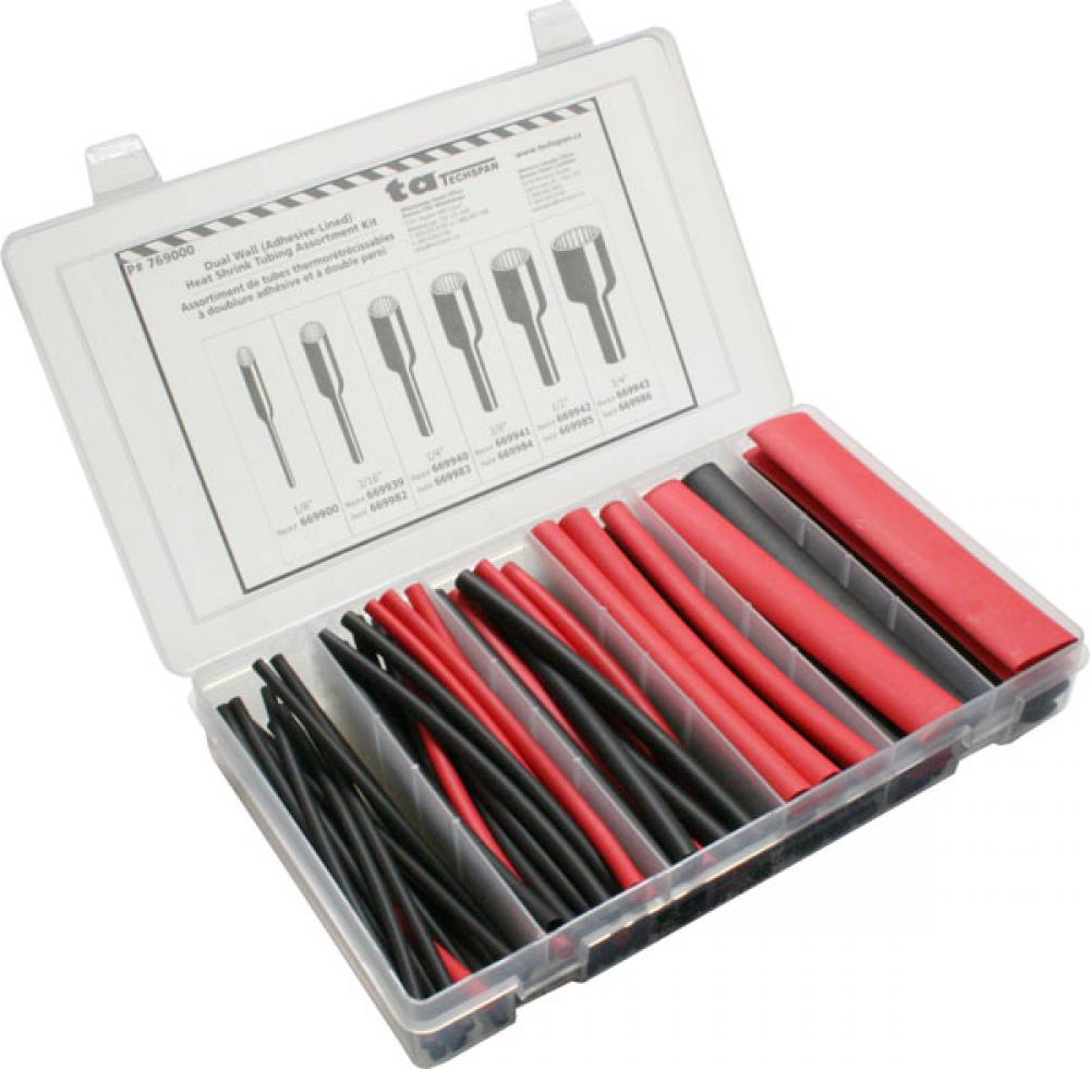 67PC Dual-Wall Shrink Tube Assortment Kit - (Mini Flip Kit Series)