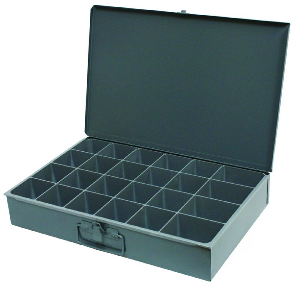 TRAY STORAGE METAL EMPT 24 COMP - 18 X 12 X 3