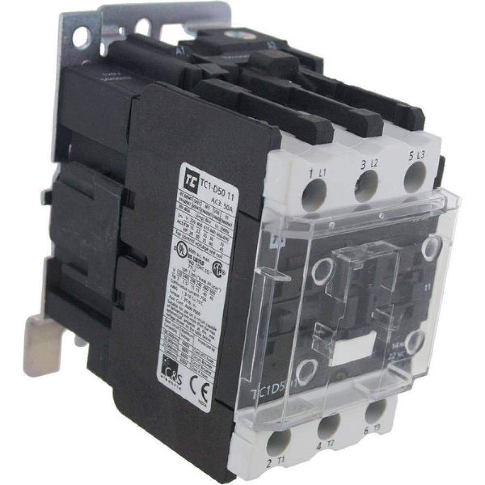 Contactor50a AC3 1N/O-1N/C 24Vac coil