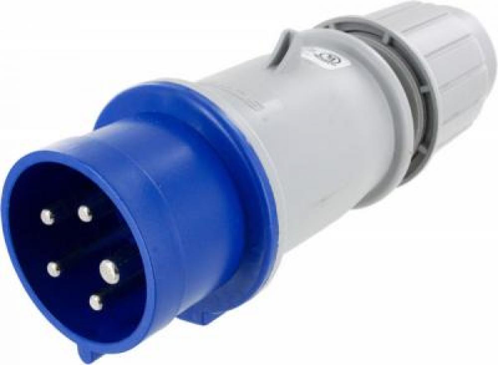 IP44 PLUG 20A  3phase delta 120/208VAC  4P 5W  SPLASHPROOF