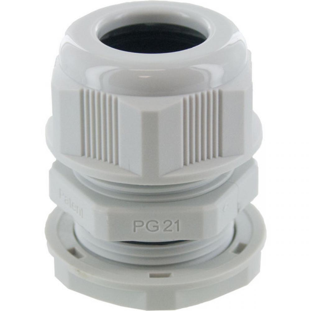 DOME CONN Pg21  .51-.71in  GREY c/w O-ring and locknut