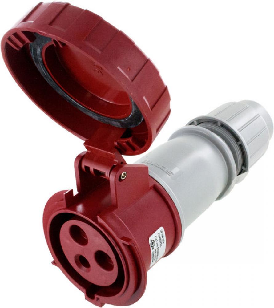 IP67 CONNECTOR 30A  480VAC  2P 3W  WATERTIGHT