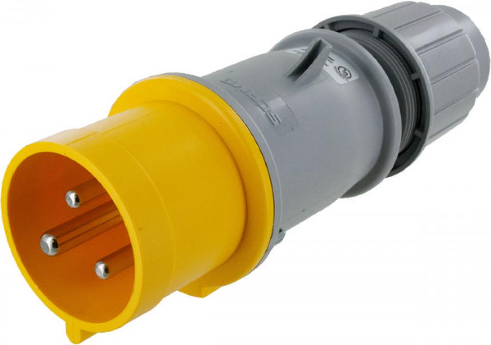 IP44 PLUG 30A  125VAC  2P 3W  SPLASHPROOF