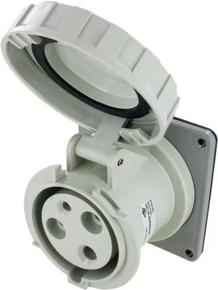 IP67 RECEPTACLE 60A  277VAC  2P 3W  WATERTIGHT