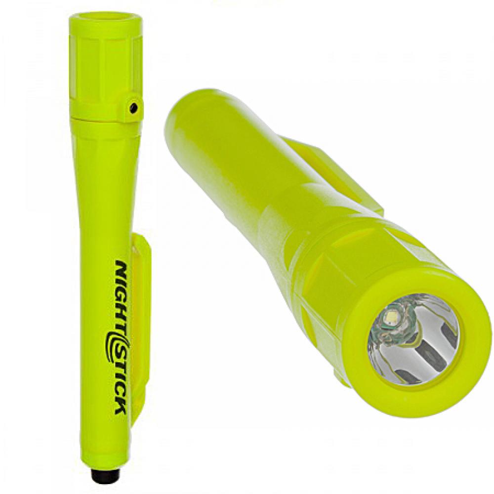 Intrinsically Safe LED Pen Flashlight- Safety Rated- Green 30 Lumens