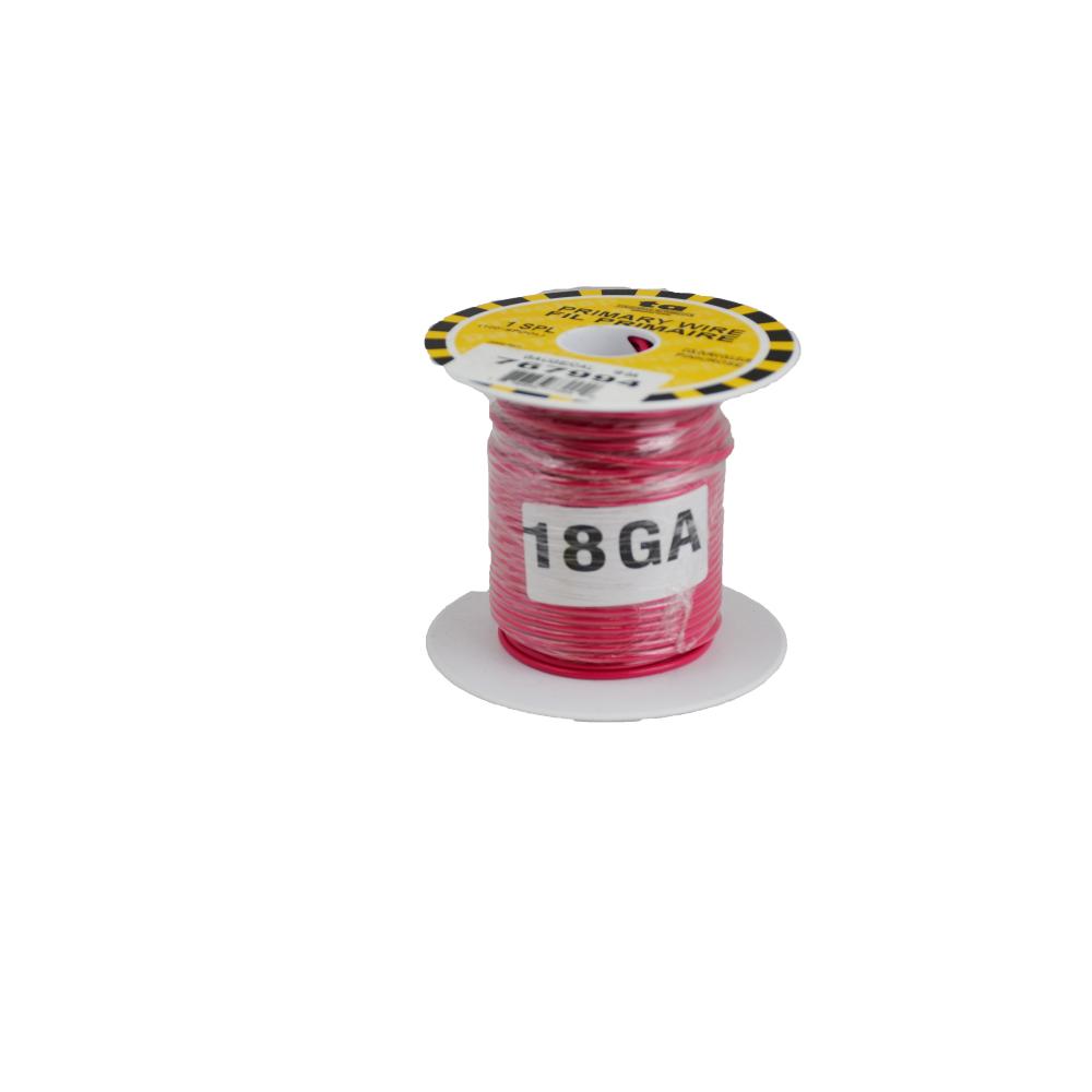 WIRE GPT 18GA PINK 100FT