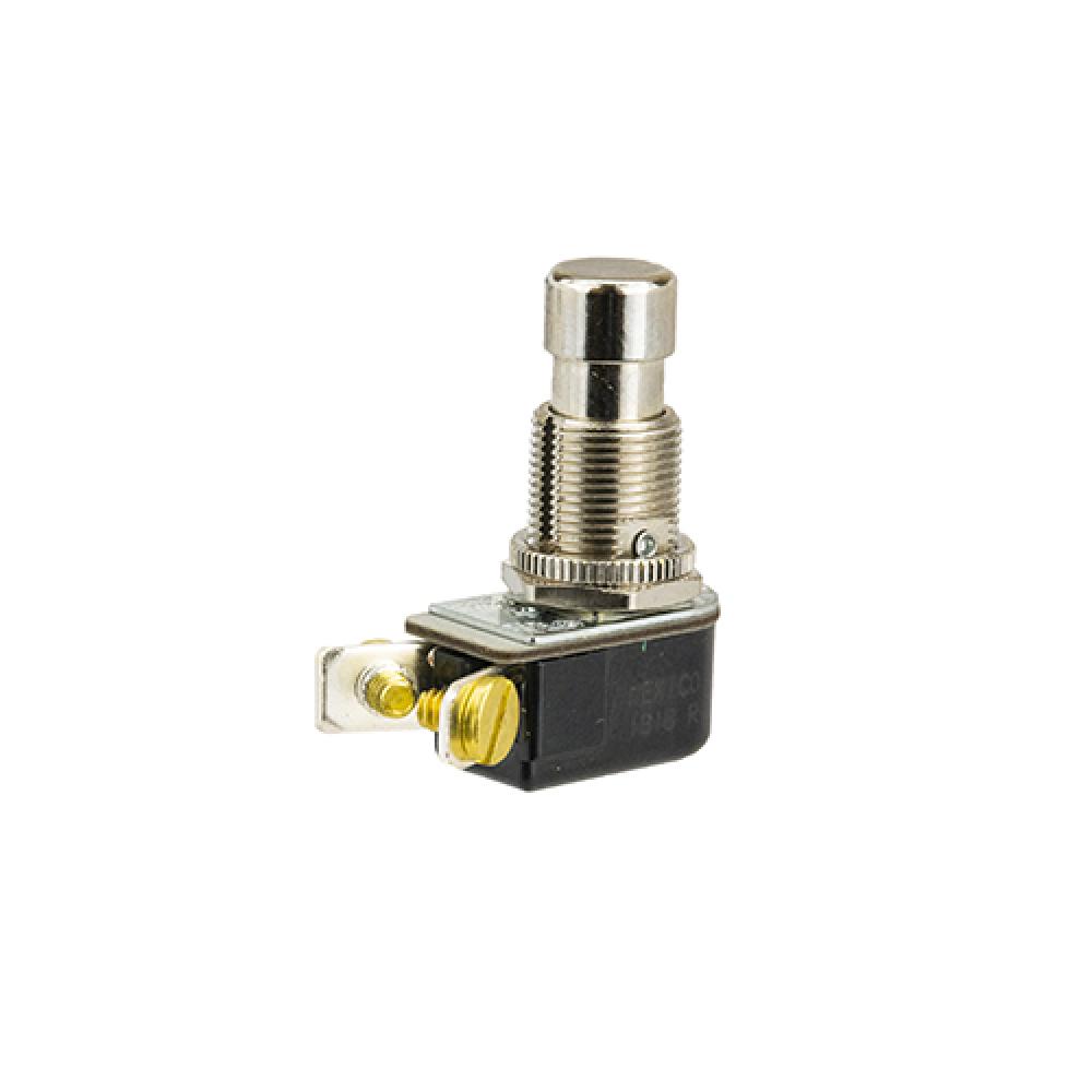 Switch Push Button On Off Spst Metal Plunger 6A