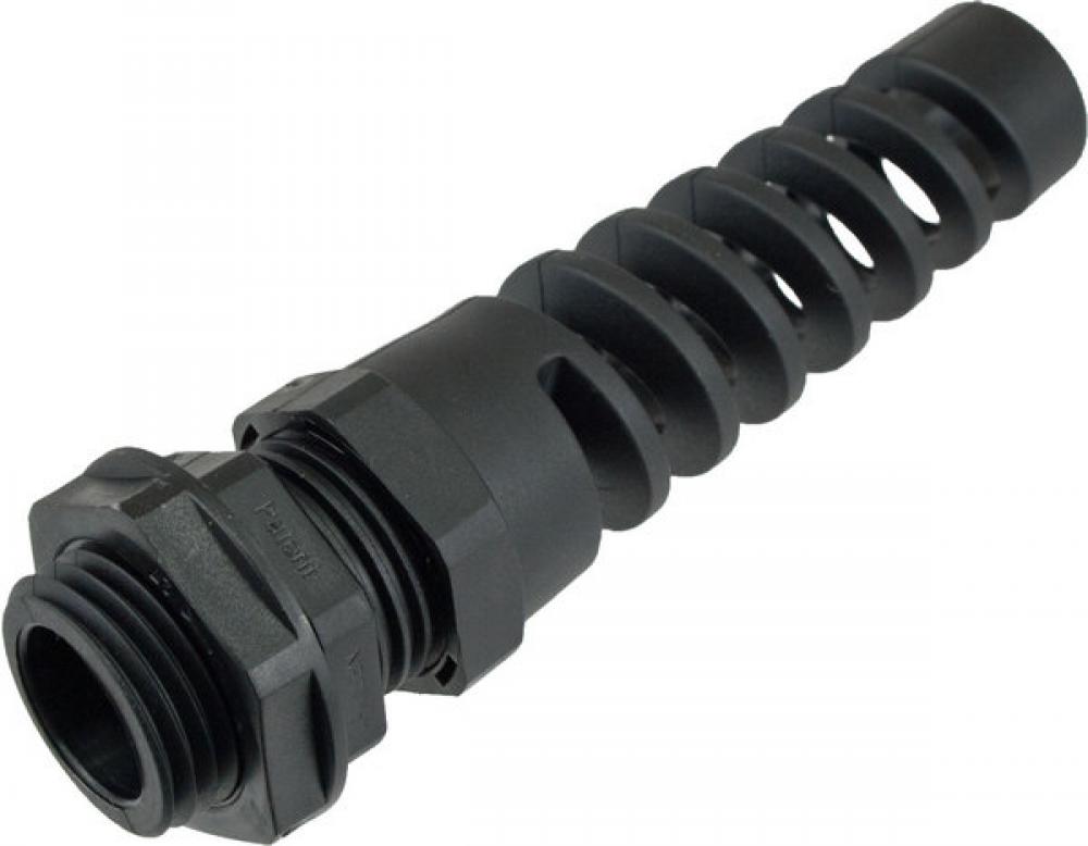 FLEX CONN .500in NPT  .19-.35in  BLACK c/w O-ring and locknut