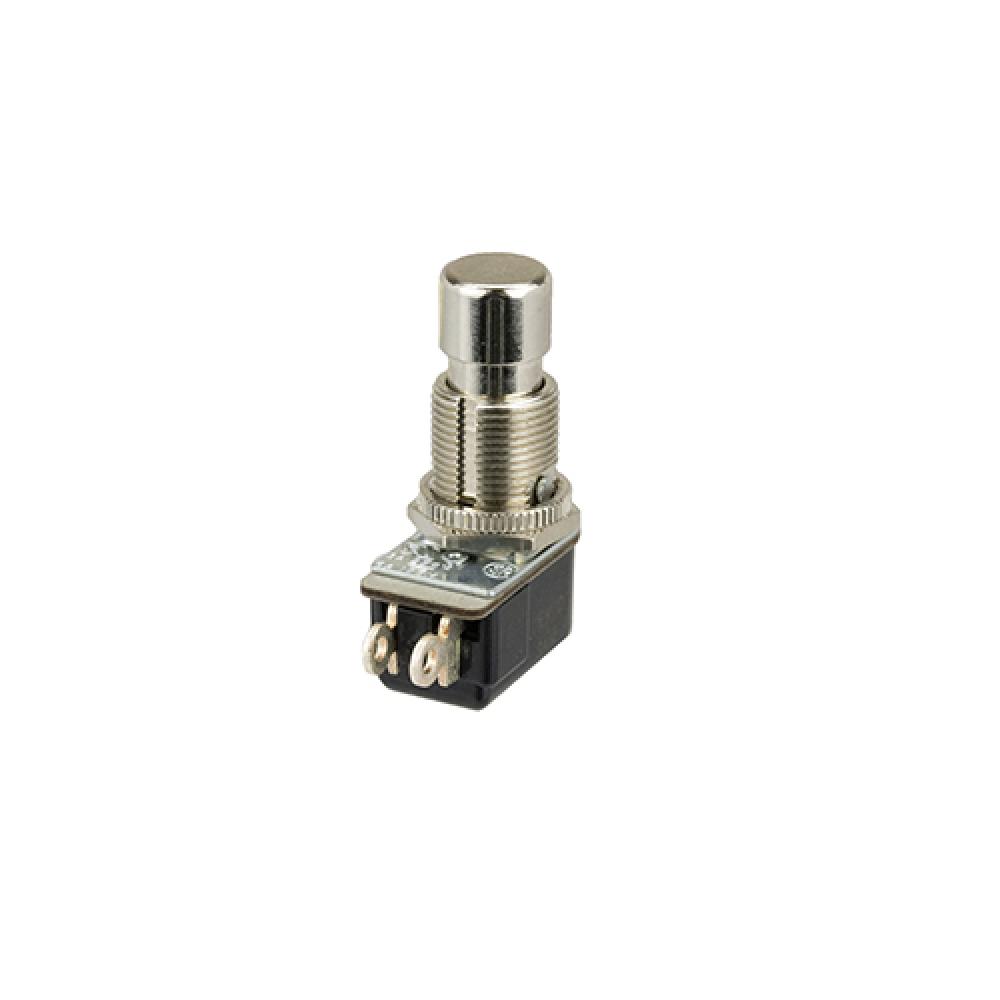 Switch Push Button On (Off) Spst Metal Plunger 6A