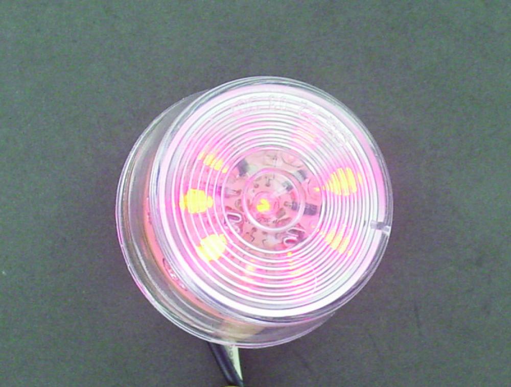 LED LMP SLD MKR CLR LENS RED 2Inch 10-DIODES