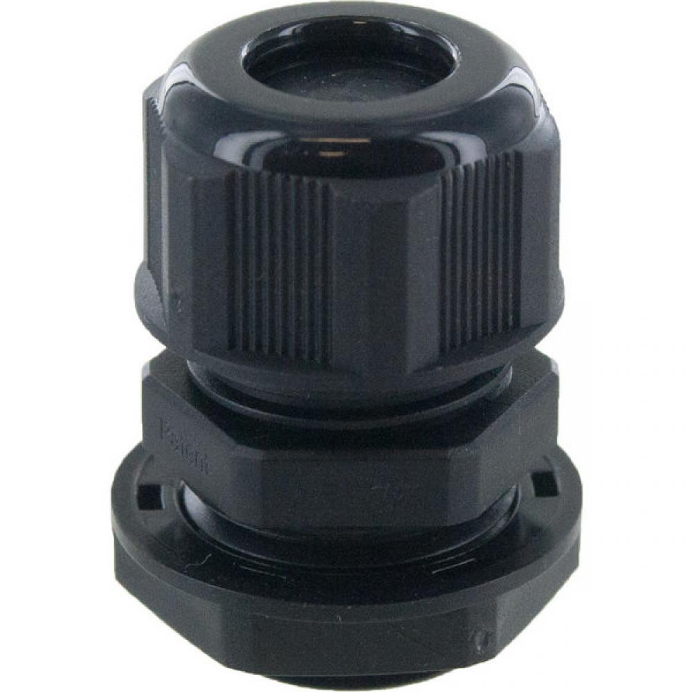 DOME CONN .500in NPT  .39-.56in  BLACK c/w O-ring and locknut