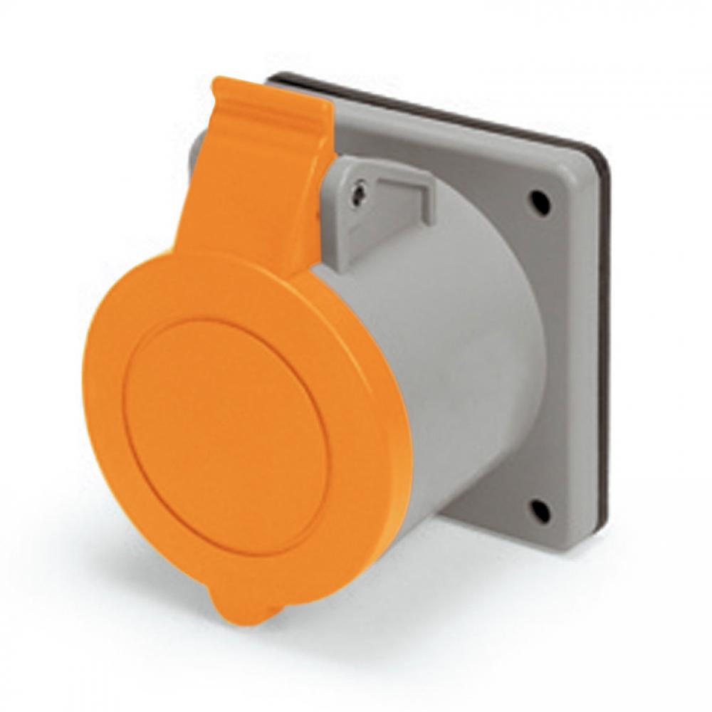 IP44 RECEPTACLE 20A  125/250VAC  3P 4W  SPLASHPROOF