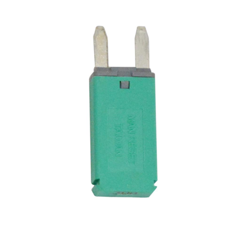 CIRCUIT BREAKER AUTO RESET MINI BLADE 30A GREEN