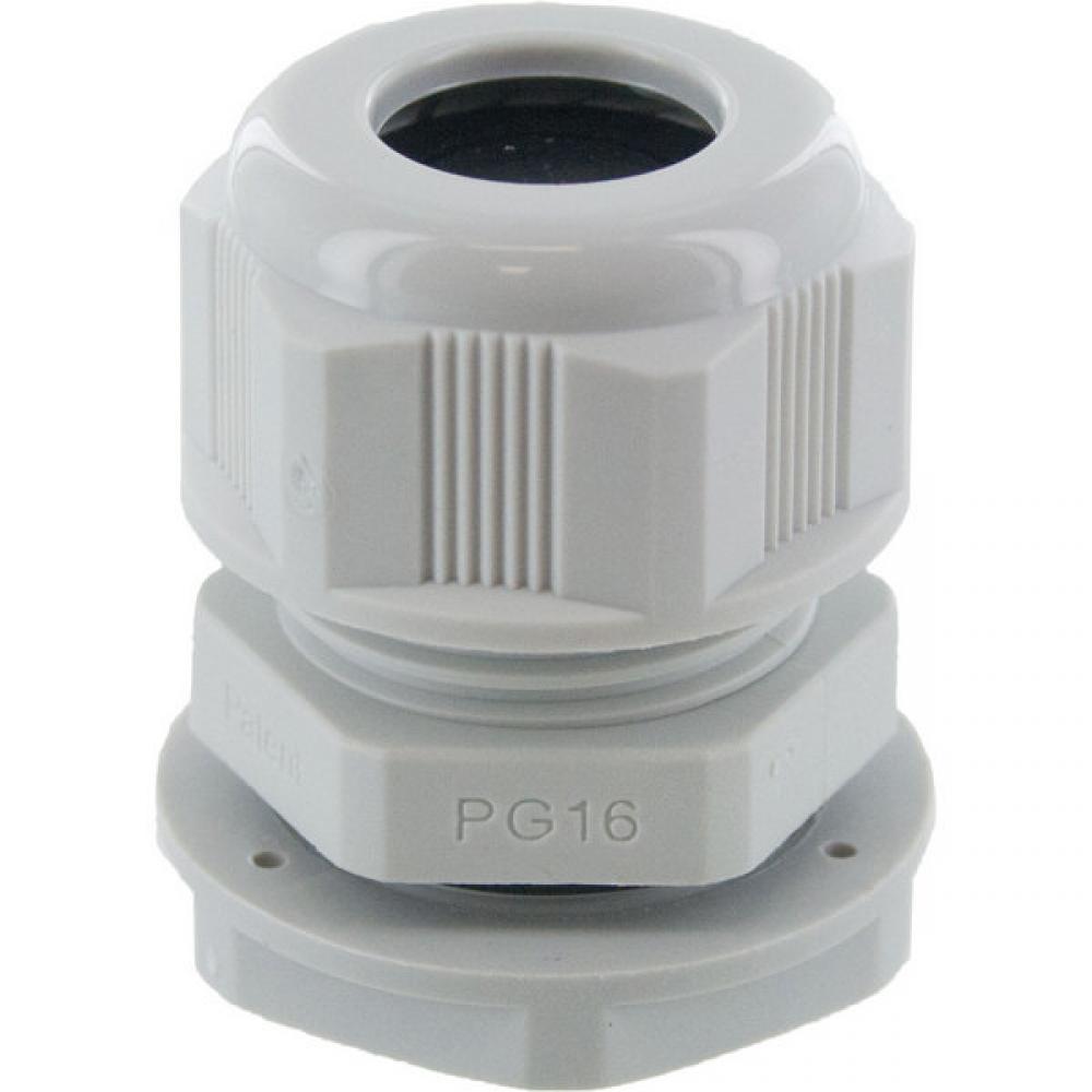 DOME CONN Pg16  .27-.47in  BLACK c/w O-ring and locknut