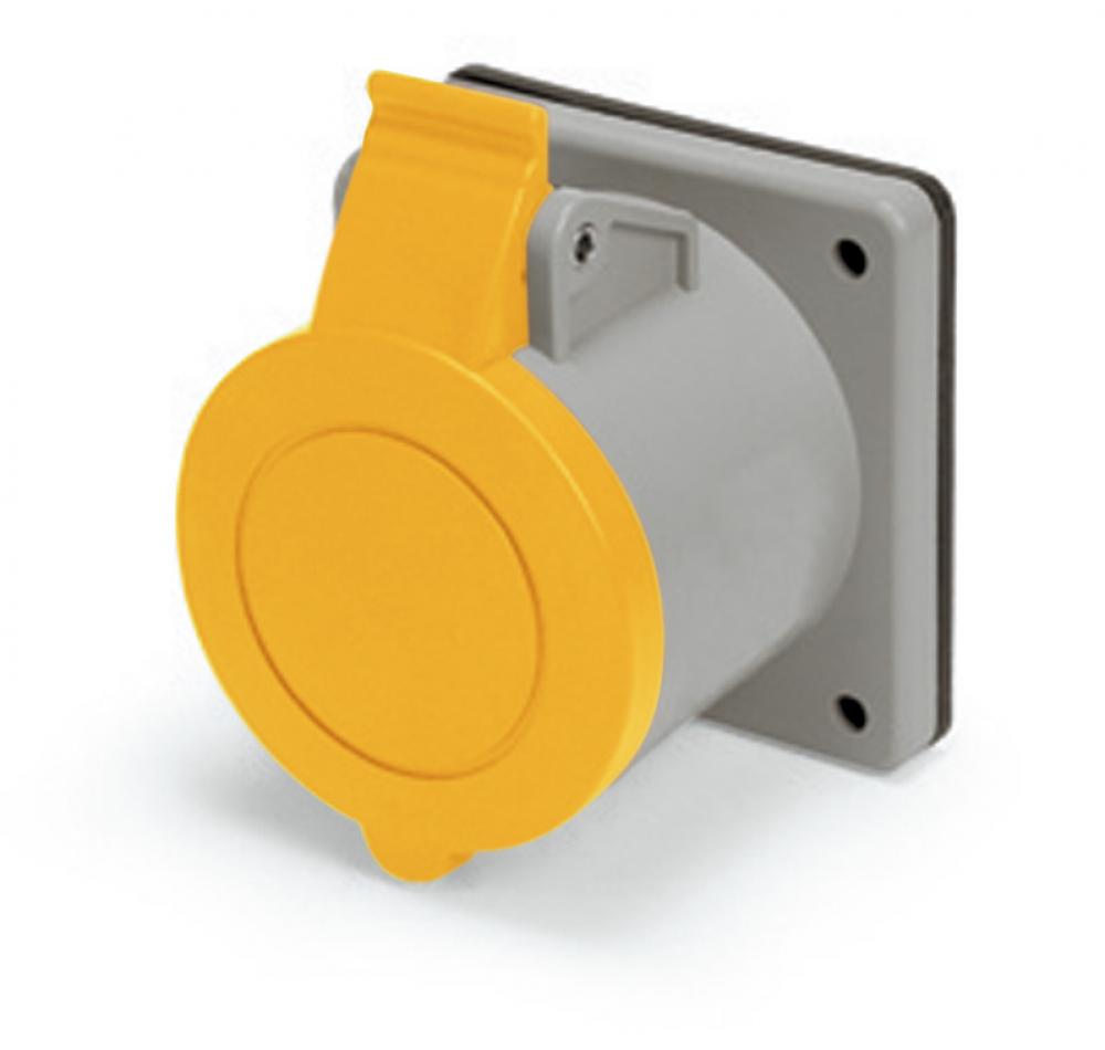 IP44 RECEPTACLE 30A  125VAC  2P 3W  SPLASHPROOF