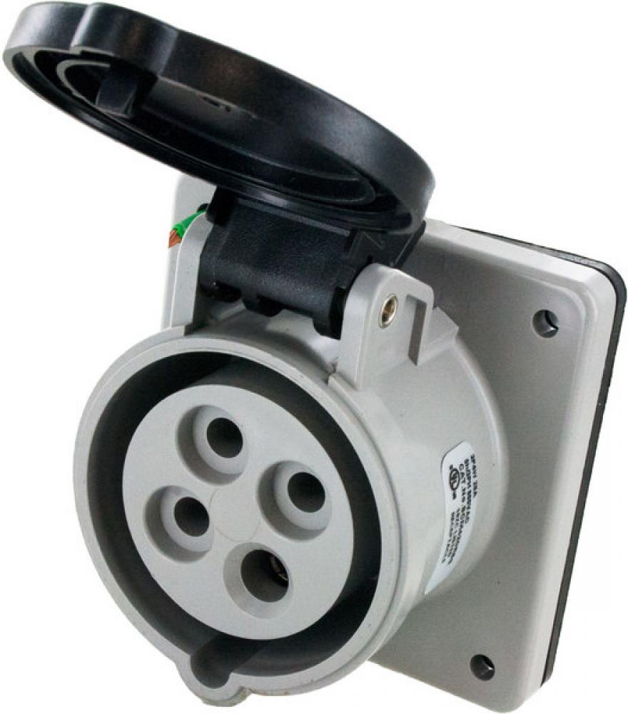 IP44 RECEPTACLE 20A  3phase 600VAC  3P 4W  SPLASHPROOF