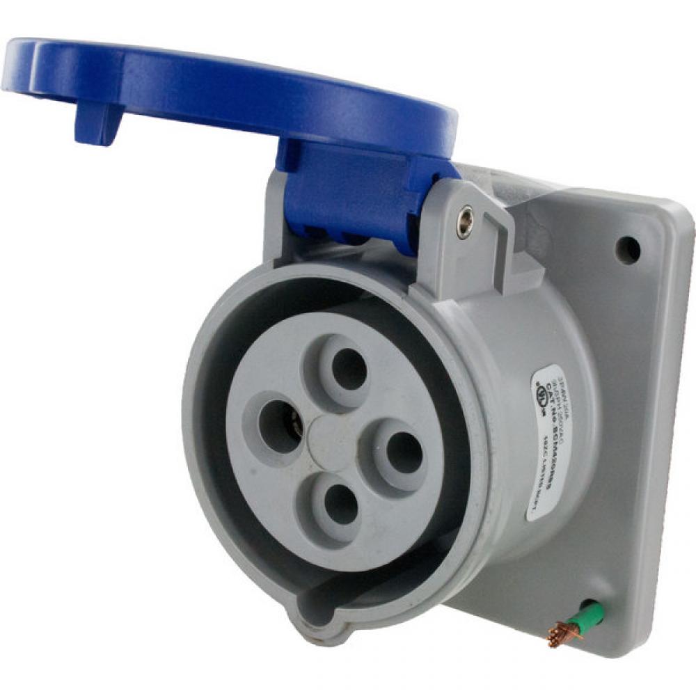 IP44 RECEPTACLE 20A  3phase delta 250VAC  3P 4W  SPLASHPROOF