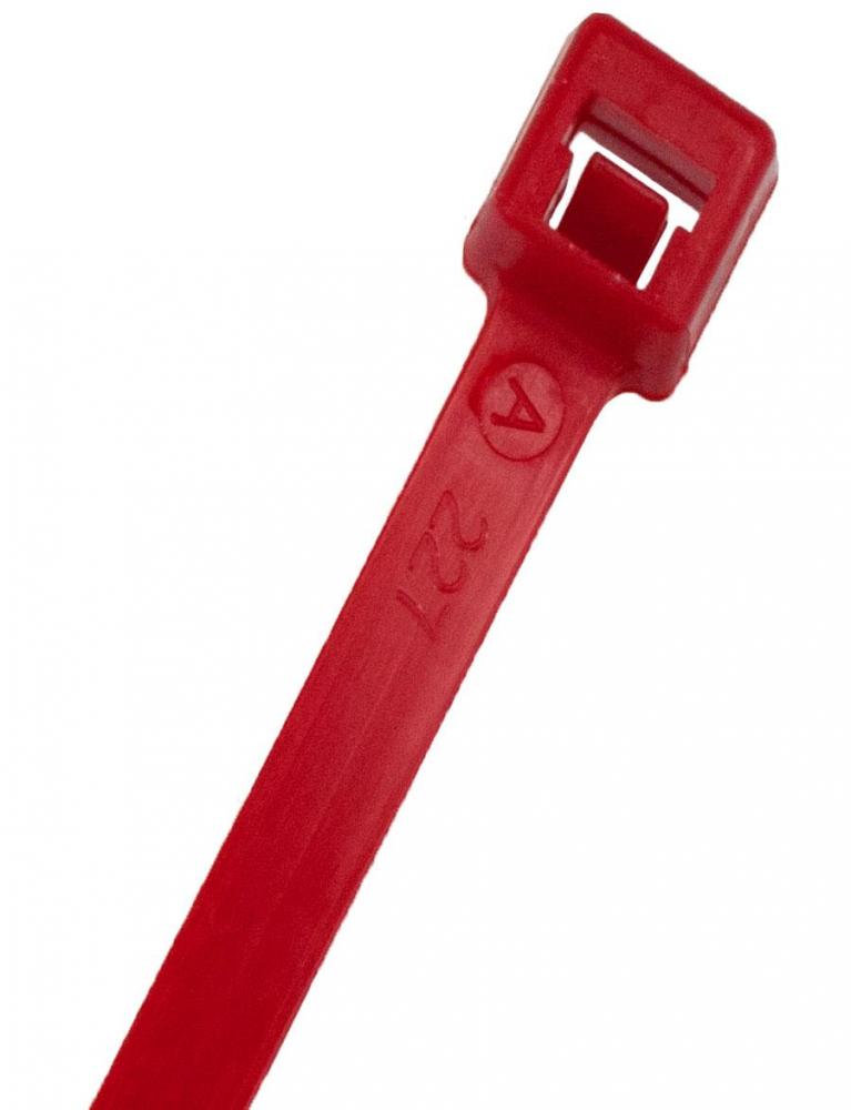 CBL TIE 5Inch 40LB RED 100PAK