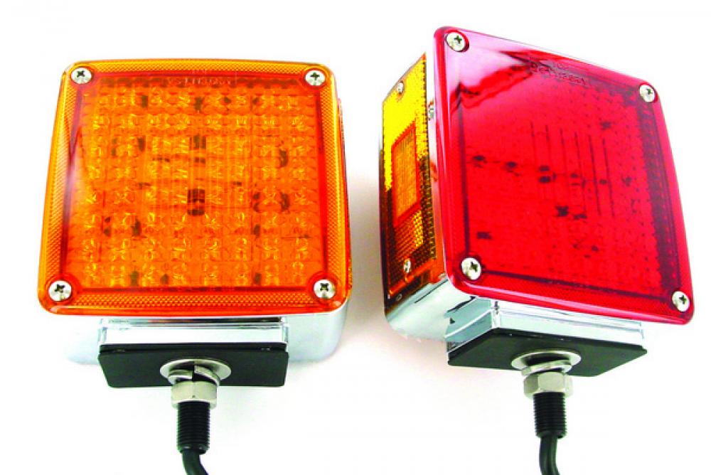 LED LMP DIRSIG RED/AMB CHR [50 DIO] ROADSIDE 1-STUD